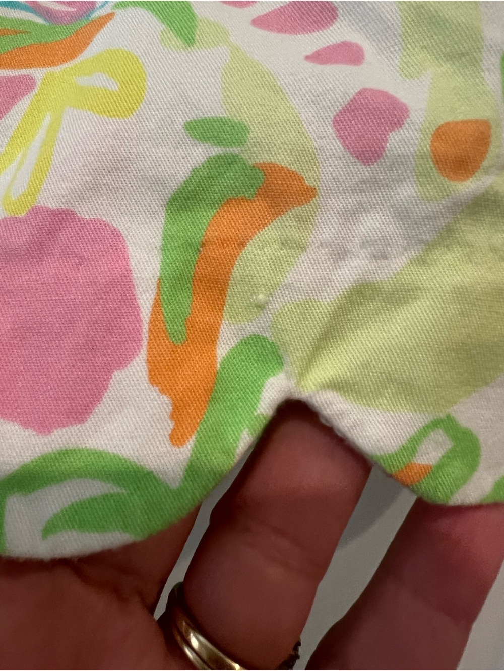 Lilly Pulitzer Scallop Hem Tropical Print Shorts Size 4 (The Buttercup Short) - Picture 8 of 16
